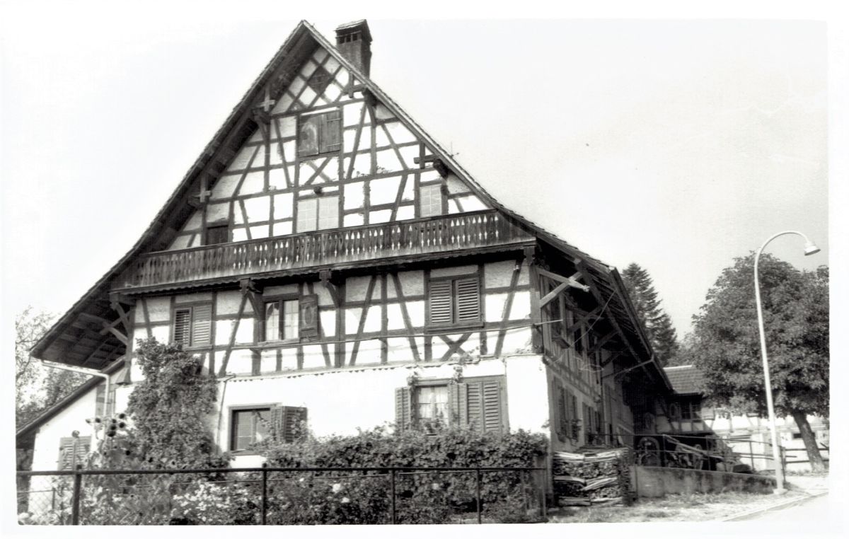 Ansichtskarte von Otelfingen: Hinterdorfstrasse 9 | 1961