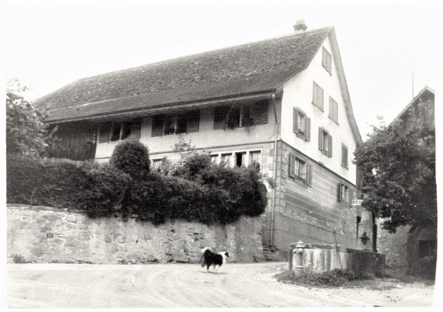 Postkarte von Otelfingen: Oberdorfstrasse 1 1953